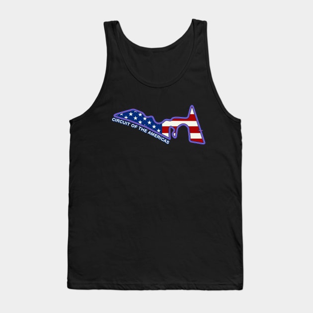Circuit of the Americas Tank Top by erndub